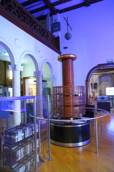 Nikola Tesla Museum Belgrad Serbien September 2015 Tesla Bobin Ist — Stockfoto