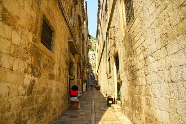 Old Town Streets Dubrovnik Croazia Settembre 2016 Sono Molte Strade — Foto Stock