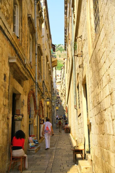 Old Town Streets Dubrovnik Croazia Settembre 2016 Sono Molte Strade — Foto Stock