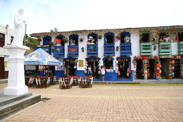 Replica Old Penol Medellin Colombia May 2019 View Square Created — Stock Photo, Image