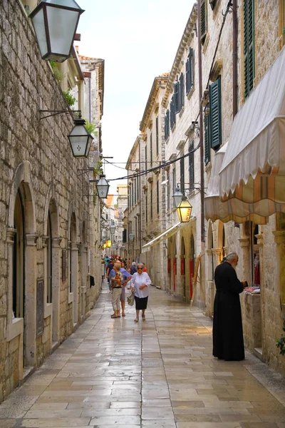 Old Town Streets Dubrovnik Croazia Settembre 2016 Sono Molte Strade — Foto Stock