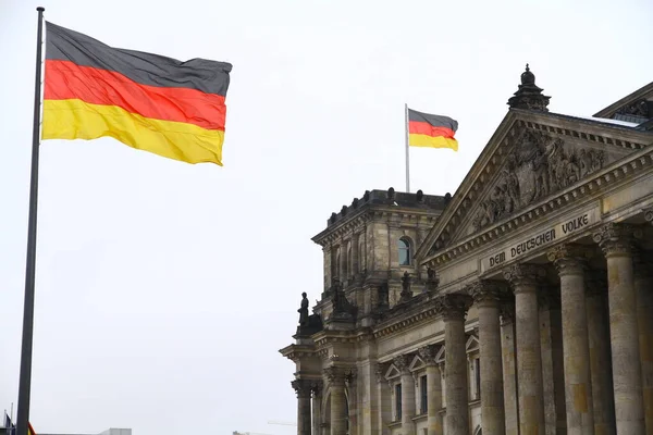 Berlin Februar 2015 Ein Blick Aus Dem Reichstagsgebäude Dem Tagungsort — Stockfoto