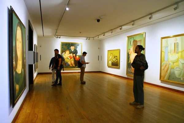 Botero Museum Bogota Colombia April 2019 View One Galleries Botero — Stock Photo, Image