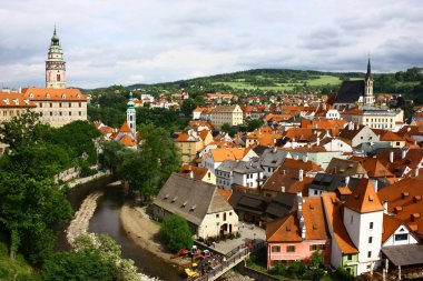  Çek Cumhuriyeti 'nin Cesky Krumlov şehri