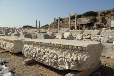Datca, Mugla Türkiye 'de antik şehir Knidos (Cnidus)