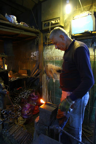 the blacksmith working, Turkey