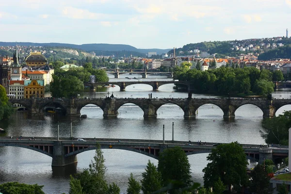 Prag Simgeleri Binaları Çek Cumhuriyeti — Stok fotoğraf