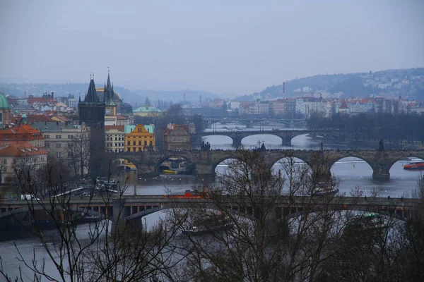 Vacker Utsikt Över Prag Tjeckien — Stockfoto