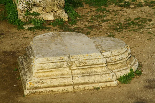 Une Vue Depuis Les Ruines Des Salamis Dans Nord Chypre — Photo