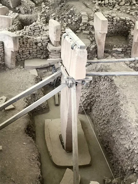 Gobeklitepe Sanliurfa Turkije Oktober 2018 Een Uitzicht Vanaf Opgraving Gebied — Stockfoto