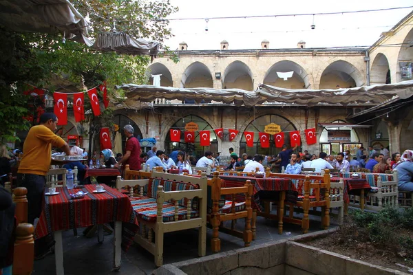 Celní Inn Sanliurfa Turkey Října2018 Výhled Celní Inn Kde Nachází — Stock fotografie