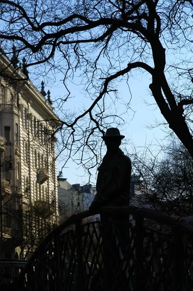 Budapest Węgry Lutego 2015 Statua Imre Nagy Który Był Premierem — Zdjęcie stockowe