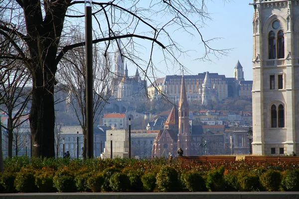 Budapest Hungary February 2015 City View Park Budapest — Stock Photo, Image