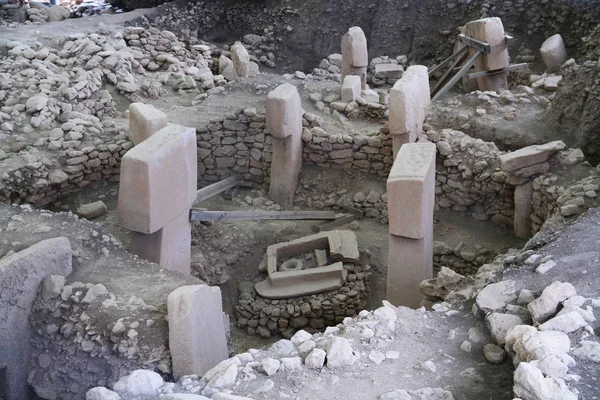 Gobeklitepe Sanliurfa Turkey Ekim 2018 Göbeklitepe Tapınağı Nın 000 Yıllık — Stok fotoğraf