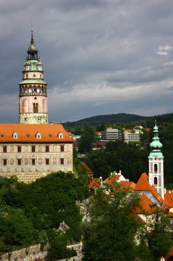  Çek Cumhuriyeti 'nin Cesky Krumlov şehri