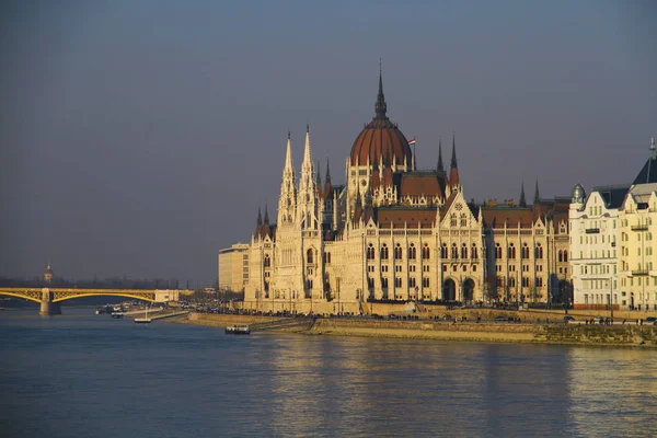 Ungerska Parlamentsbyggnaden Budapest — Stockfoto