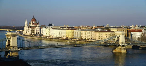 Ungerska Parlamentsbyggnaden Budapest — Stockfoto