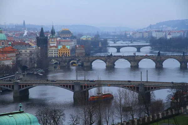 Bela Vista Sobre Praga República Checa — Fotografia de Stock