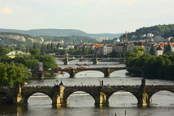 Prag Simgeleri Binaları Çek Cumhuriyeti — Stok fotoğraf