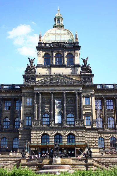 Praga Repubblica Ceca Maggio 2009 Una Vista Piazza Vencelas Praga — Foto Stock