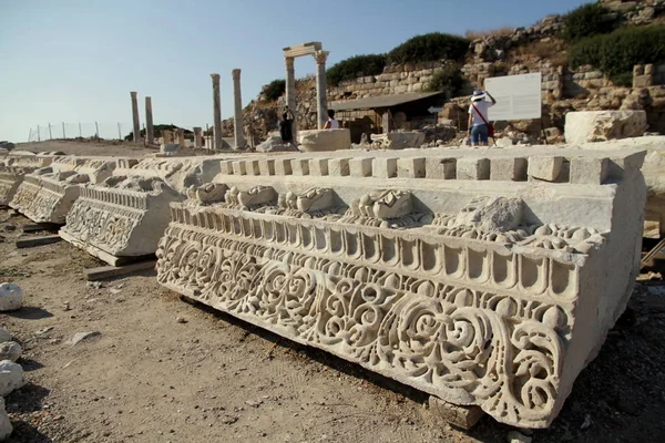 Knidos Cnidus Ancient City Datca Mugla Turkey – stockfoto