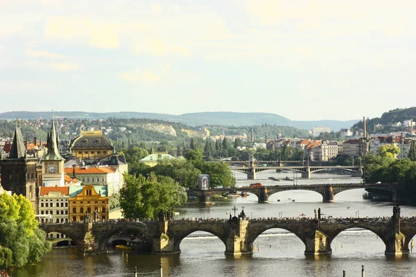 Ландшафт Будівлі Праги Чеської Республіки — стокове фото