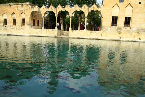 Balikligol Sanliurfa Turquía Mezquita Balikligol Lago Los Peces —  Fotos de Stock