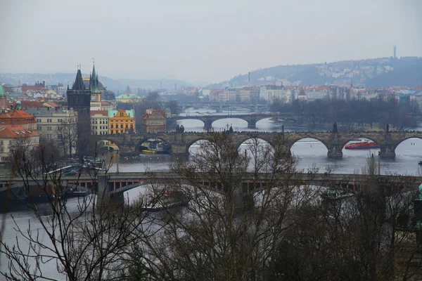 Prag Güzel Manzarası Çek Cumhuriyeti — Stok fotoğraf