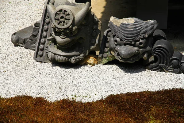 Uma Vista Pedras Jardim Templo Budista Nanzen Japão — Fotografia de Stock