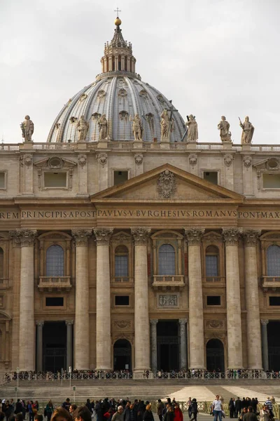 Vatican City Italy 2013 세계에서 광장중 베드로 광장에서 바라본 세기에 — 스톡 사진