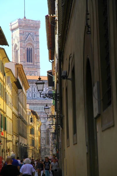 Florenz Italien September 2016 Menschen Auf Den Straßen Von Florenz — Stockfoto