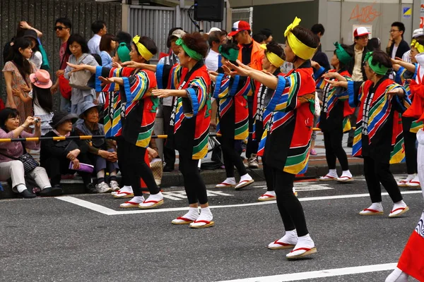 Tokyo Japan May 2013 Performing Show Shibuya Ohara Matsuri Dance — Stock Photo, Image