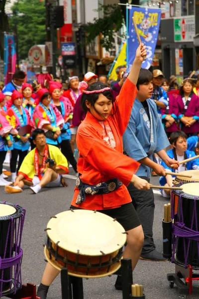 Tokio Japan Mei 2013 Optreden Tijdens Shibuya Ohara Matsuri Dansfestival — Stockfoto