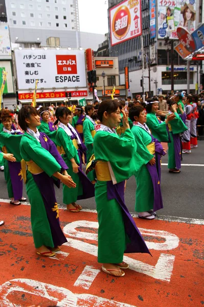 Tokio Japan Mei 2013 Optreden Tijdens Shibuya Ohara Matsuri Dansfestival — Stockfoto