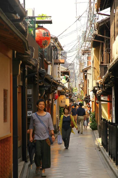 京都の街並み 建物のファサード — ストック写真