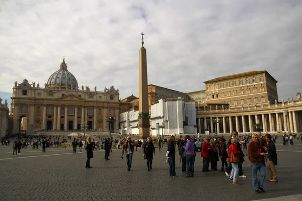 Vatican City Italien November 2012 Utsikt Från Peters Square Som — Stockfoto