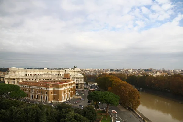 Vista Sobre Hermosa Vista Ciudad Roma Italia — Foto de Stock