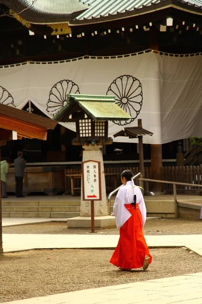 Yasukuni Shrine Tokyo Japan Травня 2013 Вид Зсередини Святині — стокове фото