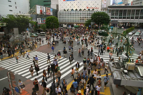 Токіо Японія Травня 2013 Шибуя Найбільш Завантаженим Найбільш Знаковим Районом — стокове фото