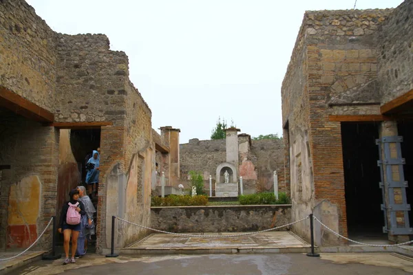 Ein Blick Auf Pompeji Kampanien Italien — Stockfoto