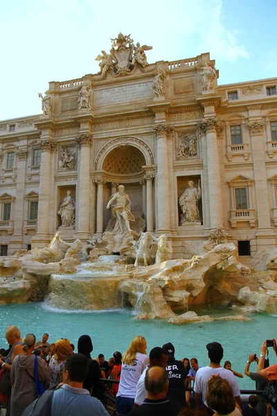Trevi Fountain Ρώμη Ιταλία — Φωτογραφία Αρχείου