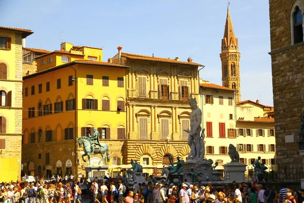 Firenze Italia Settembre 2016 Persone Sulla Strada Firenze — Foto Stock