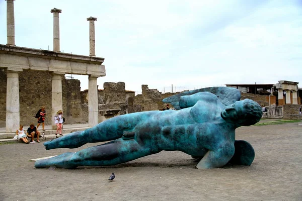 Pompei Campania Italia Settembre 2016 Una Vista Pompei Che Era — Foto Stock