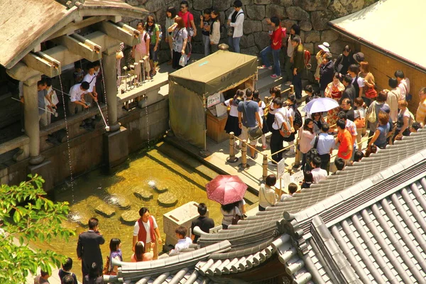 Вид Кійомідзу Дера Незалежний Буддійський Храм Кіото Він Був Побудований — стокове фото