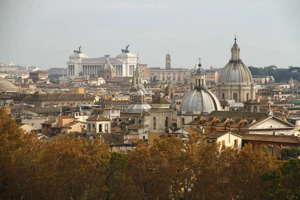 Visa Vacker Utsikt Över Rom Stad Italien — Stockfoto