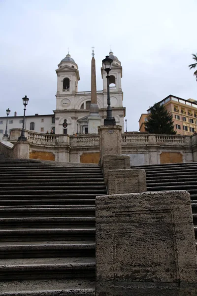 Rome Italie Novembre 2012 Spanish Steps Barcaccia Fontain Sont Des — Photo