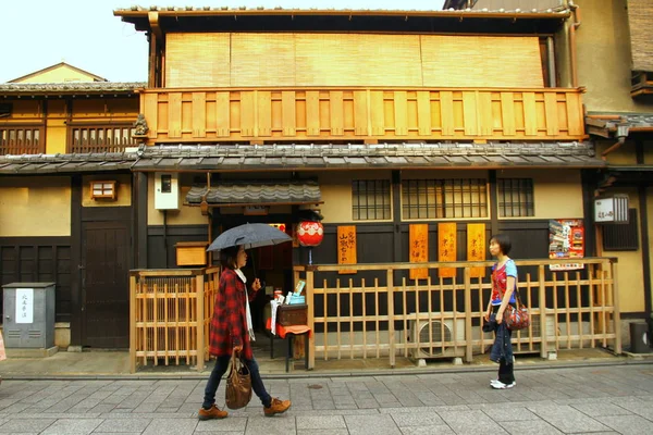 Kyoto Japan Mei 2013 Uitzicht Historische Wijk Gion Beroemd Zijn — Stockfoto