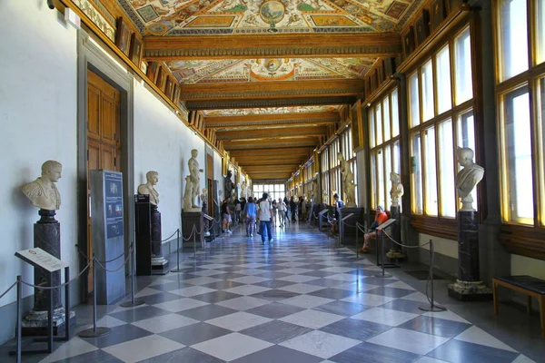 Galleria Degli Uffizi Florence Italy 2016 갈레아 데글리 우피치의 — 스톡 사진