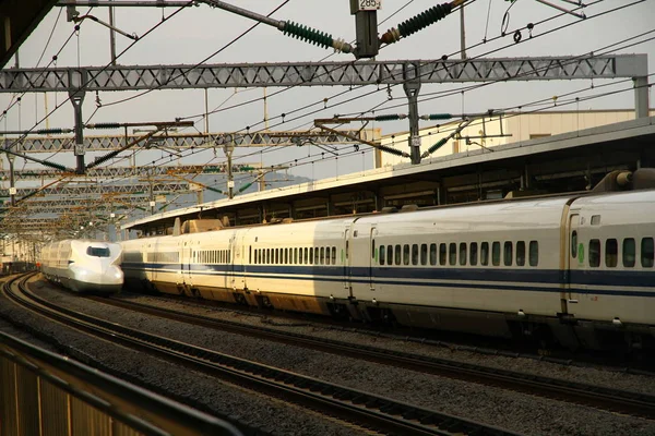 Токио Япония Мая Высокоскоростные Электрички Сокращают Расстояние Между Городами Японии — стоковое фото