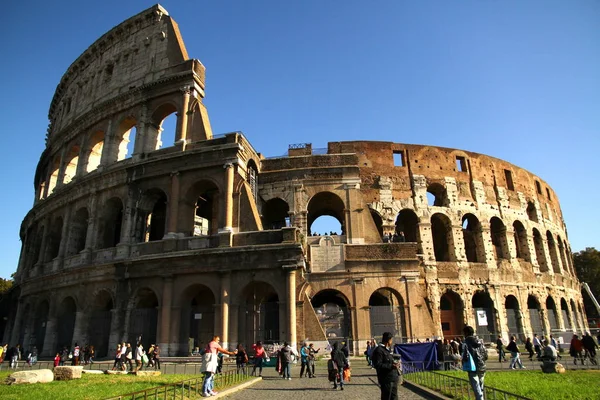 Colosseu Roma Itália Novembro 2012 Coliseu Monumento Mais Famoso Impressionante — Fotografia de Stock